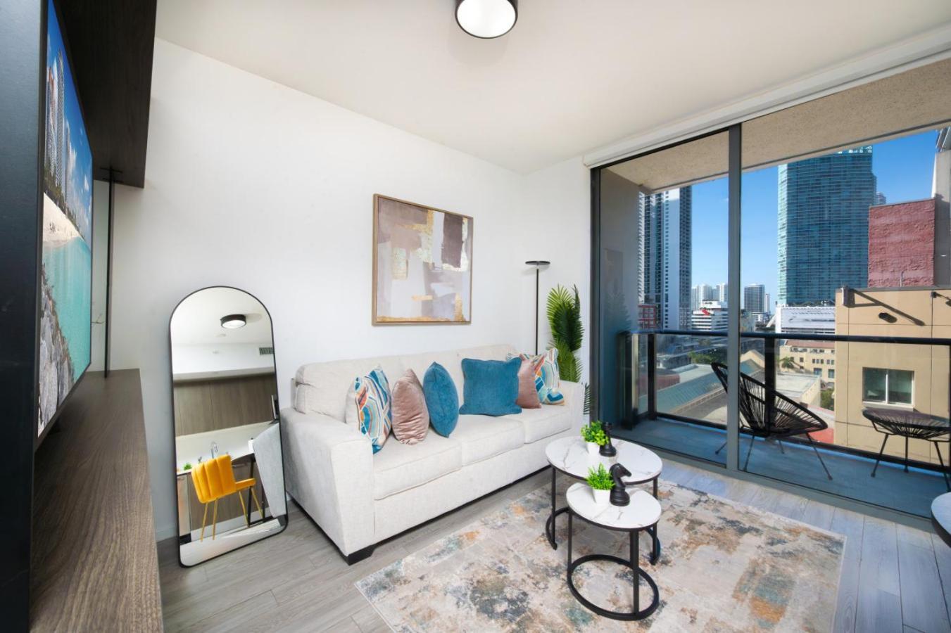 Luxury Loft - Free Parking - Ocean View - Brickell Downtown Apartment Miami Phòng bức ảnh