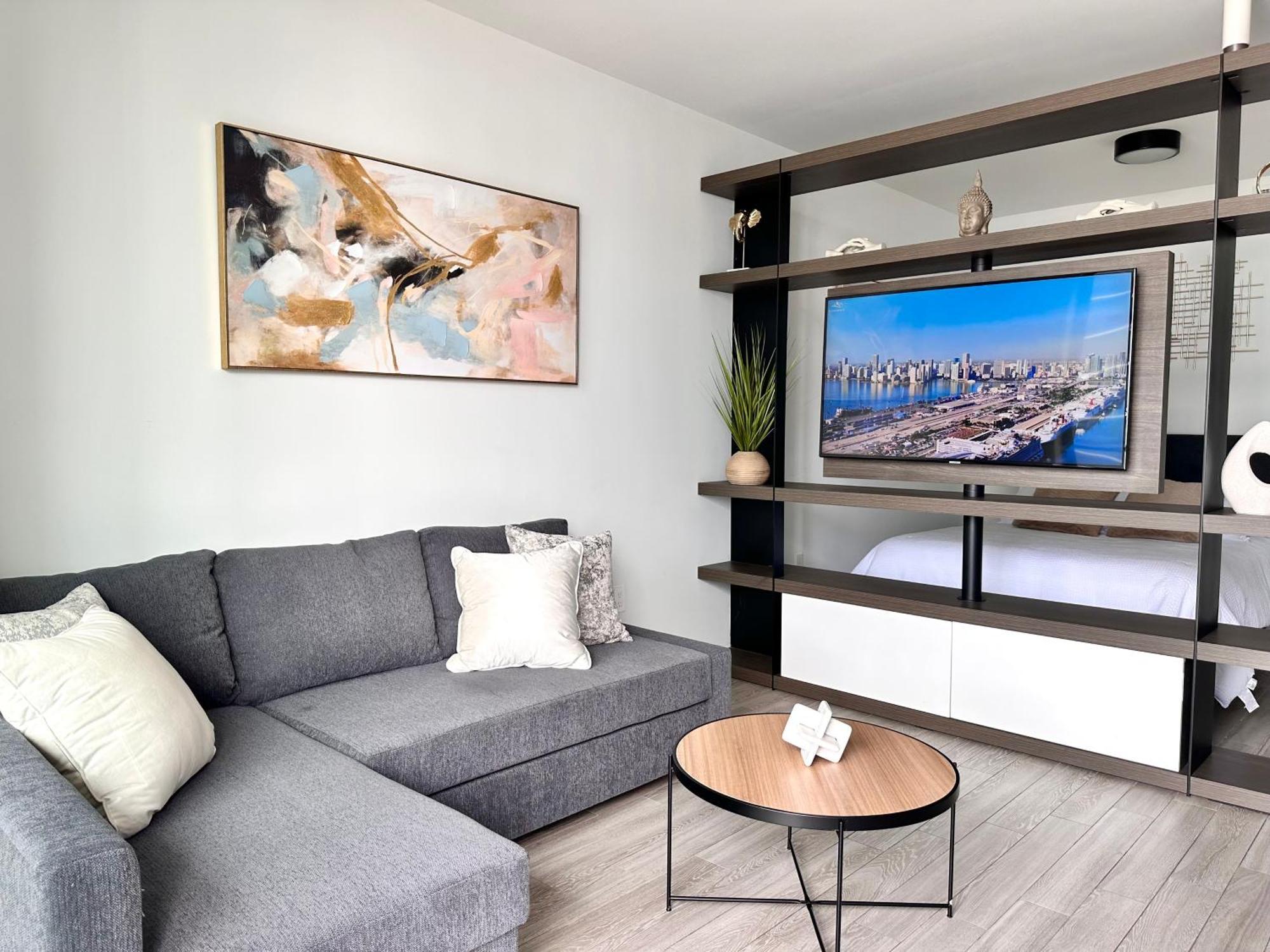 Luxury Loft - Free Parking - Ocean View - Brickell Downtown Apartment Miami Phòng bức ảnh
