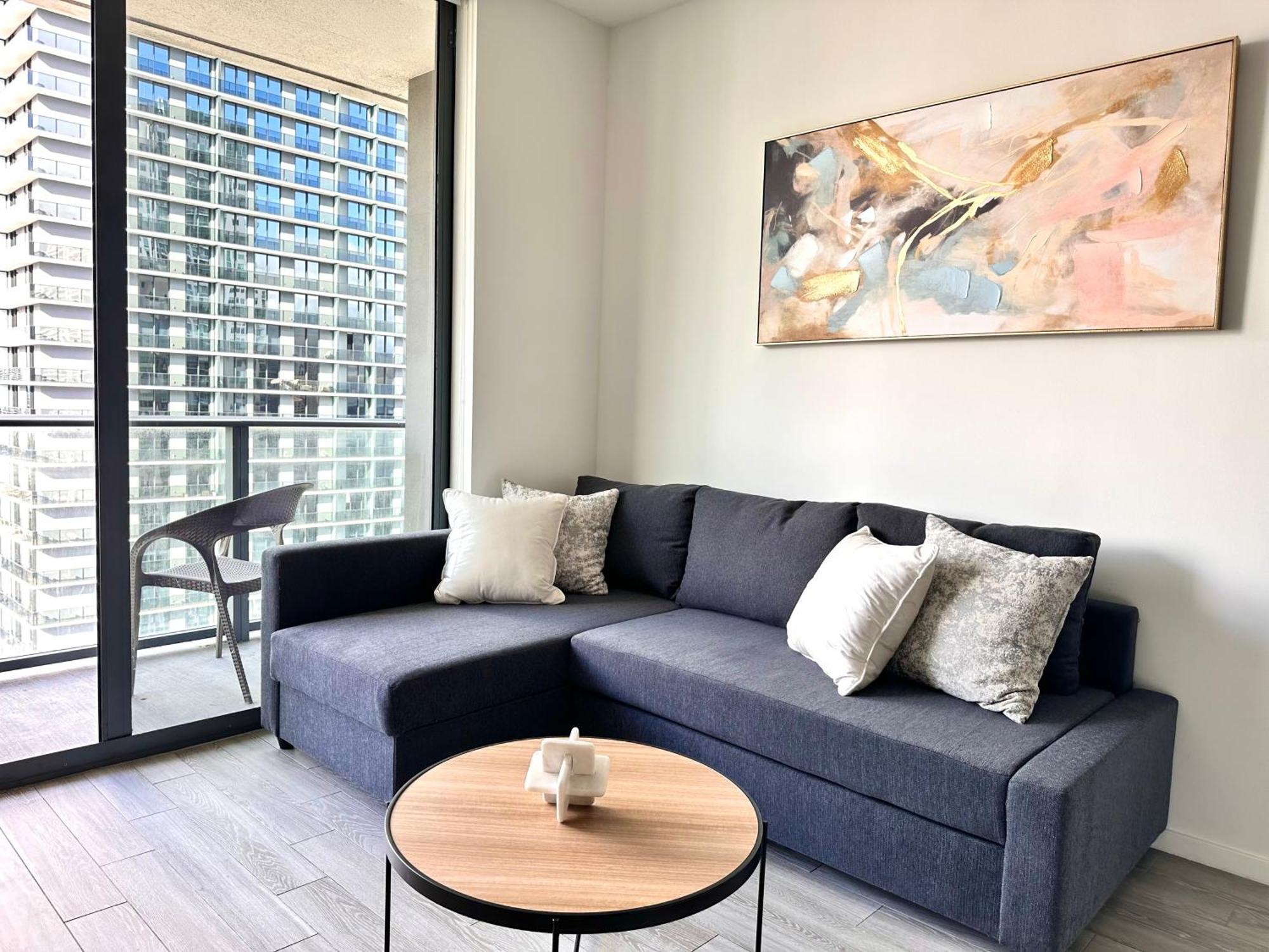 Luxury Loft - Free Parking - Ocean View - Brickell Downtown Apartment Miami Phòng bức ảnh